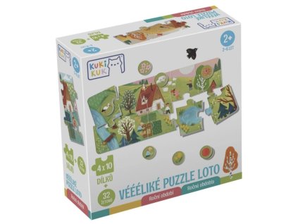 KukiKuk – Véééliké puzzle loto: Roční období