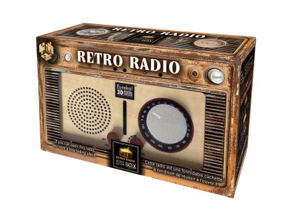 Retro rádio – úniková triková krabička