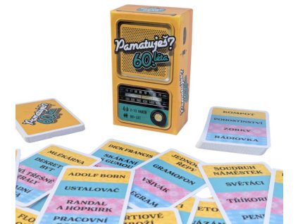 PAMATUJEŠ? 60. LÉTA – Vtipná Retro Party Hra pro Seniory