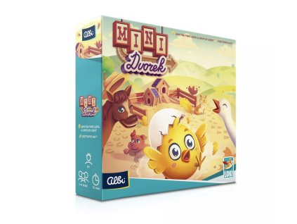 Mini dvorek - dětská Roll & Write hra