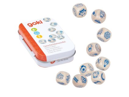 Story Cubes v plechové krabičce (Příběhové kostky)