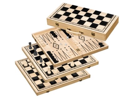 Sada Šachy, Backgammon, Dáma (pole 50 mm)