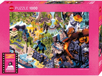 Puzzle Peter Jackson Films 1000 dílků