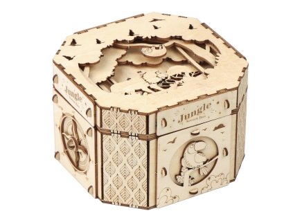 Stavebnice Jungle Box: Mechanický puzzle box