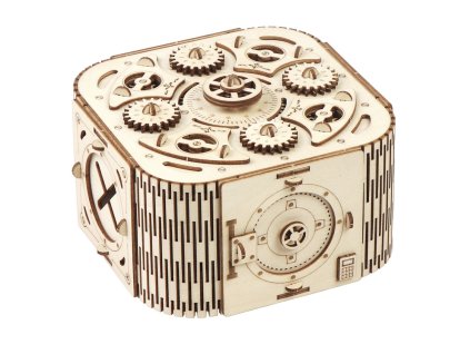 Stavebnice Geared Safe Box: Mechanický trezor s kódem