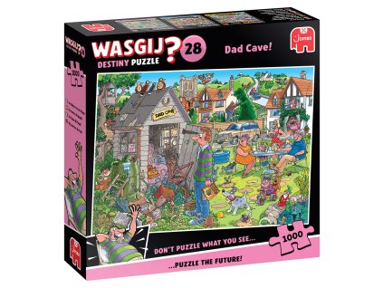 Puzzle Wasgij Destiny 28: Dad Cave! (1000 dílků)