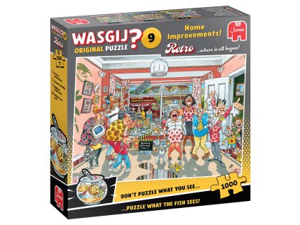 Puzzle Wasgij Retro Original 9: Home Improvements! (1000 dílků)
