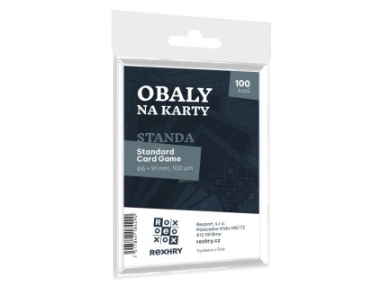 Obaly na karty REX - Standard Card Game - Standa (66 x 91 mm), 100 ks
