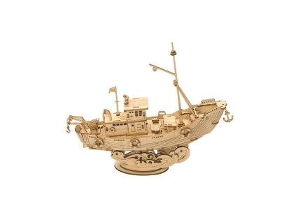 Fishing Ship - Wooden 3D Puzzle