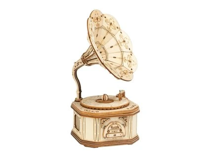 Gramophone - Wooden 3D Puzzle