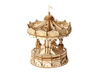 Merry Go Round - Wooden 3D Puzzle