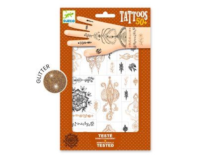 Orientální šperky – tetování DJECO