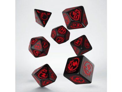 Sada kostek RPG Dragons: Onyx