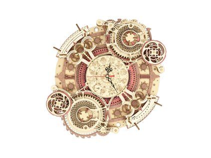 Zodiac Wall Clock - dřevěné nástěnné hodiny