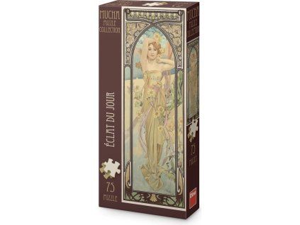 Alfons Mucha – Záře dne 75 panoramic Puzzle