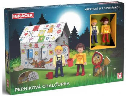 IGRÁČEK - Perníková chaloupka - kreativní set s pohádkou