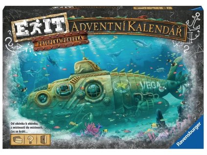 Ravensburger EXIT Adventní kalendář Ponorka