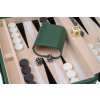 Backgammon Thasos – cestovní verze v koženkovém provedení