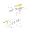 Djeco Fire Jet – Pěnové letadlo, které doletí až do oblak!