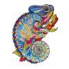 RECENTTOYS Dřevěné puzzle – Chameleon