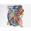 RECENTTOYS Dřevěné puzzle – Chameleon