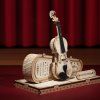 Violin - dřevěná stavebnice 3D modelu houslí