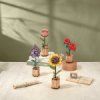 Sunflower - dřevěná stavebnice 3D modelu slunečnice