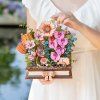 Wooden Blooming Book - dřevěná stavebnice kytiček v knize