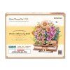 Wooden Blooming Book - dřevěná stavebnice kytiček v knize