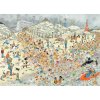 Puzzle Ledový závod a Novoroční koupání 2x1000 dílků