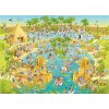 Funky Zoo Nile Habitat (Nilská expozice) Puzzle Heye