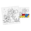 Simpsonovi - vymaluj si puzzle s motivy populární žluté rodinky