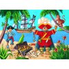 Puzzle Pirát a jeho poklad - 36 dílků