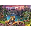 Puzzle Tigers in Paradise 3000 dílků
