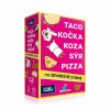 Taco, kočka, koza, sýr, pizza na odvrácené straně