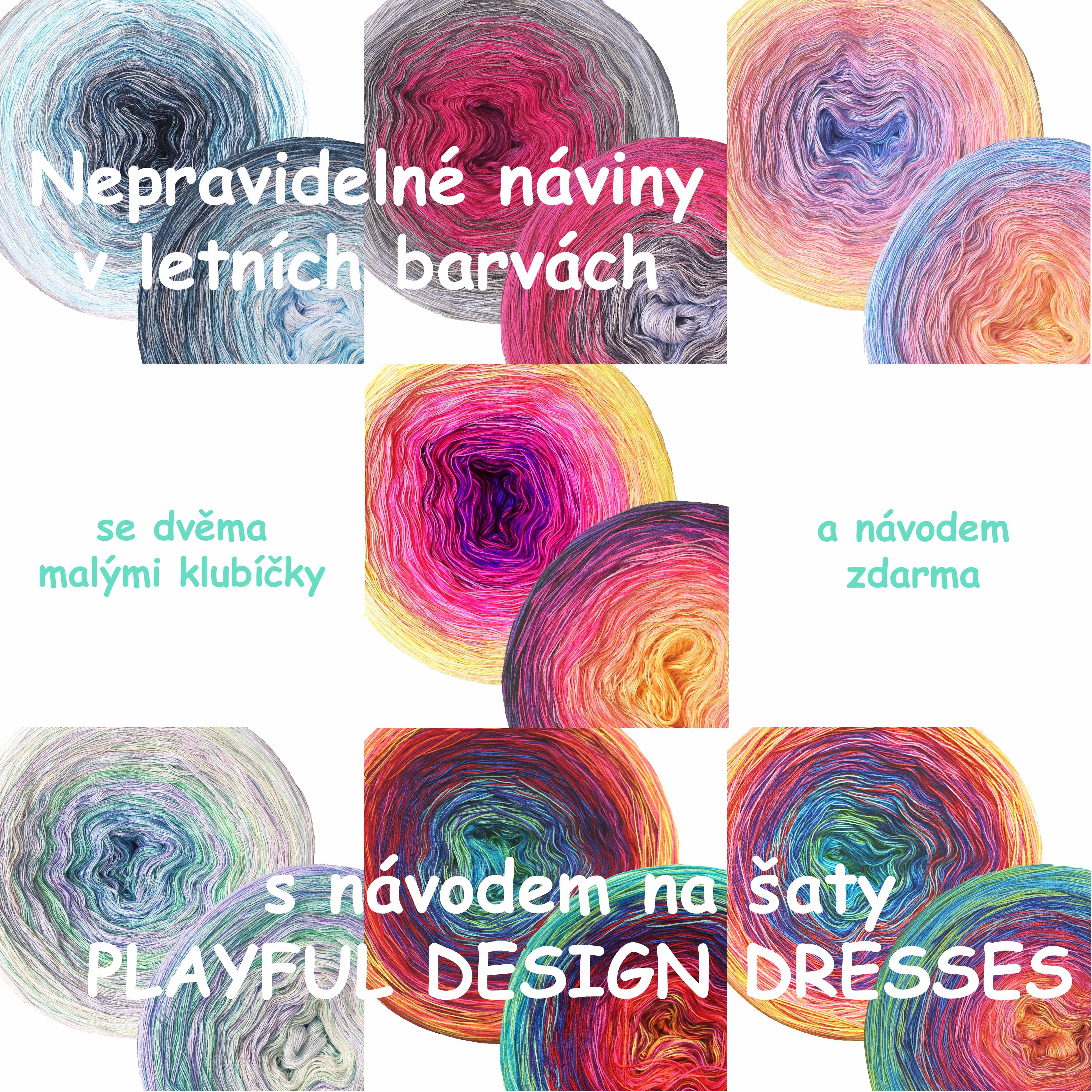 Nová klubíčka na šaty PLAYFUL DESIGN DRESSES