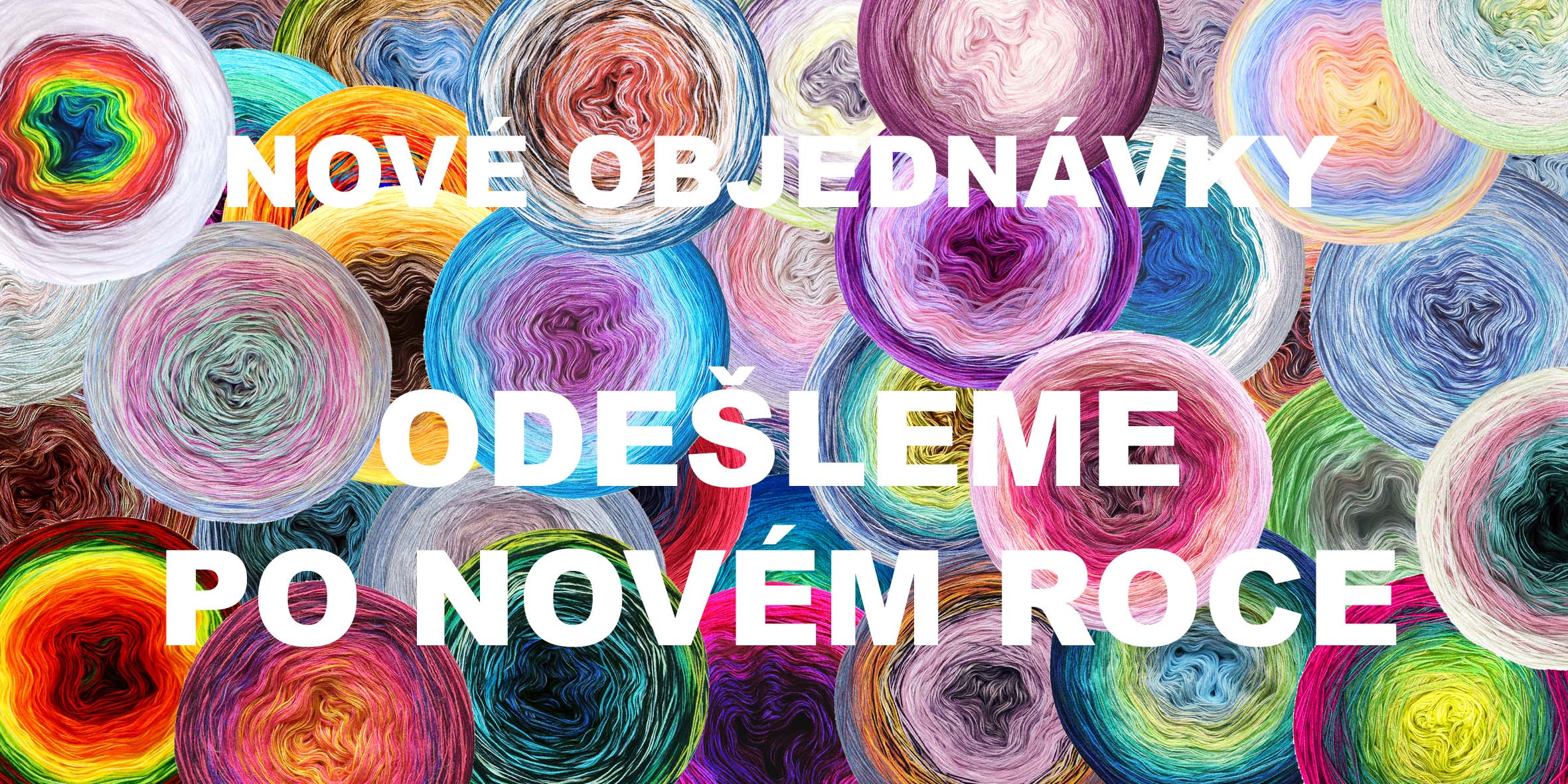 Nové objednávky odesíláme po Novém roce