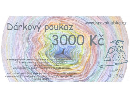 Dárkový poukaz 1500Kč