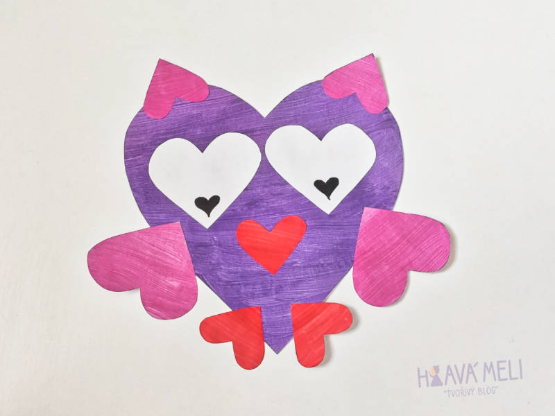 Sovička ze srdíček