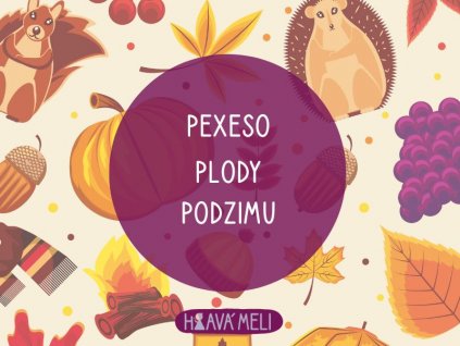 Pexeso plody podzimu - v PDF