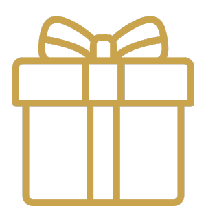 Ikona dárkové krabičky – dárek ke každé objednávce