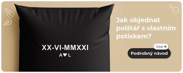 Jak objednat polštář s vlastním potiskem