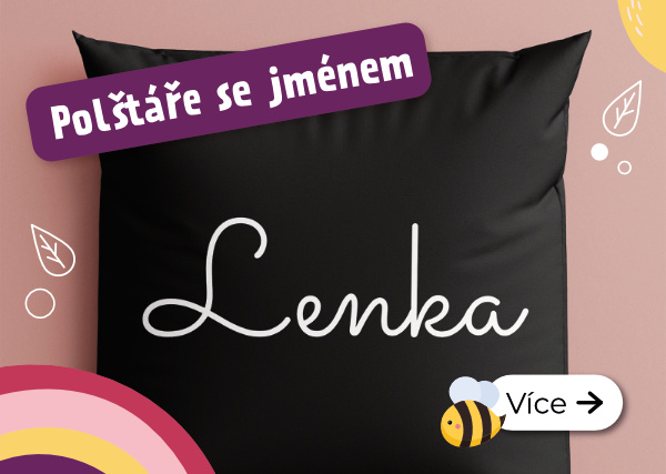 Polštáře s vlastním jménem