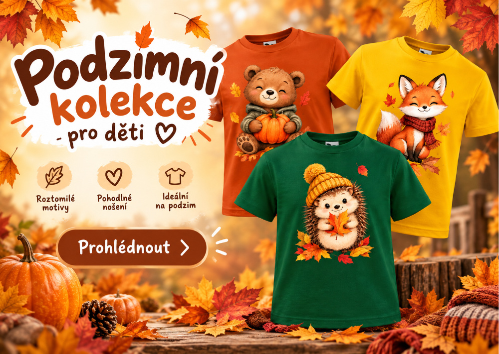 Dětská trička s potiskem