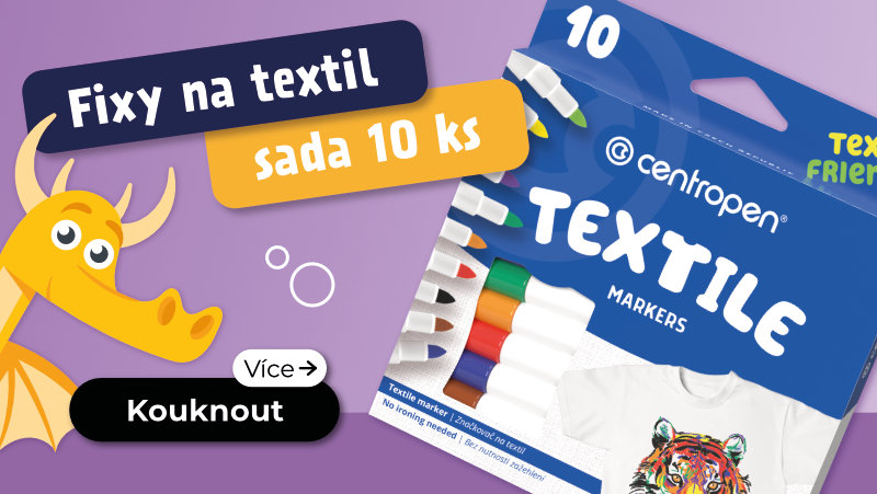Fixy na textil - Hravá tužka