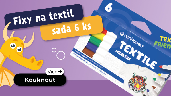 Fixy na textil - Hravá tužka