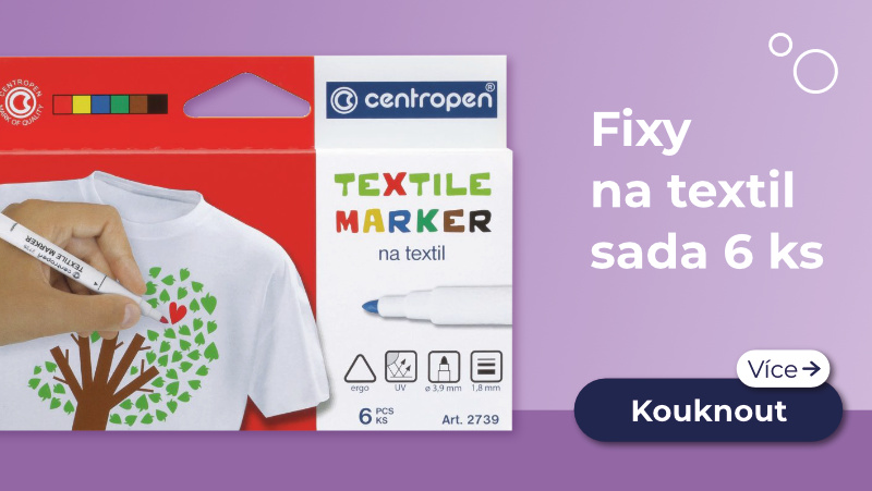 Fixy na textil - Hravá tužka