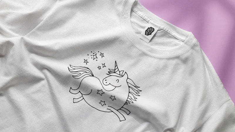 Tenký fix na textil - Hravá tužka