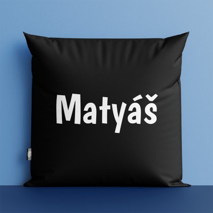 Polstar s vlastnim jmenem nebo textem cerny