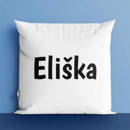 Polstar s vlastnim jmenem nebo textem bily